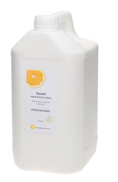 Sweet Sensations Hand and Foot Lotion 4 Litre