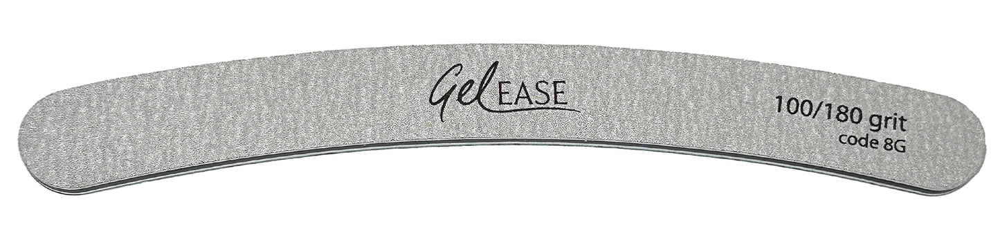 Gelease Deluxe Premium Zebra Banana File 100/180 Grit - pack of 50