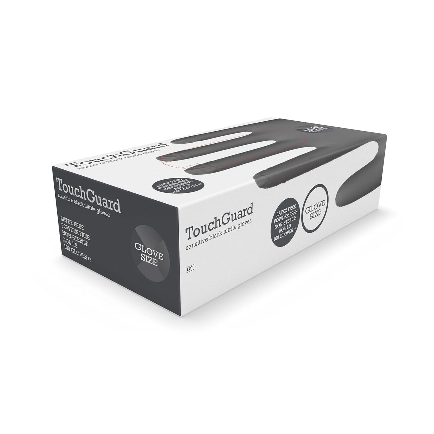Black Nitrile Gloves - CASE OF 10