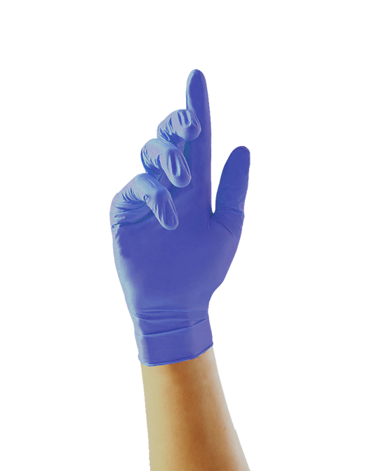 Biodegradable Nitrile Gloves Violet- Case of 10