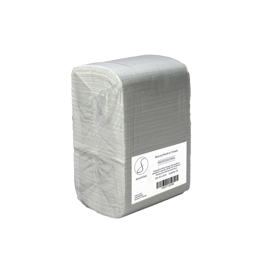 White Beauty Sheets pack 125 Case of 4