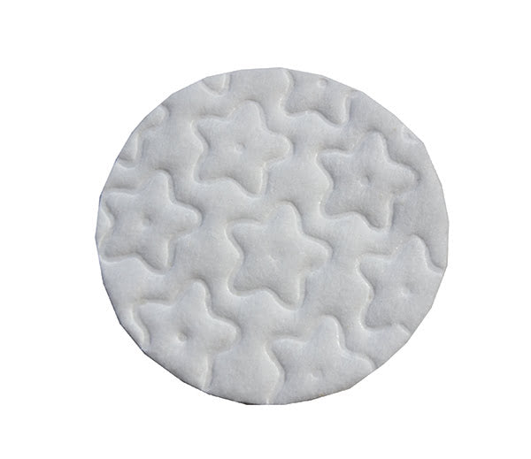 500 x Embossed Cotton Wool Discs - Case of 50