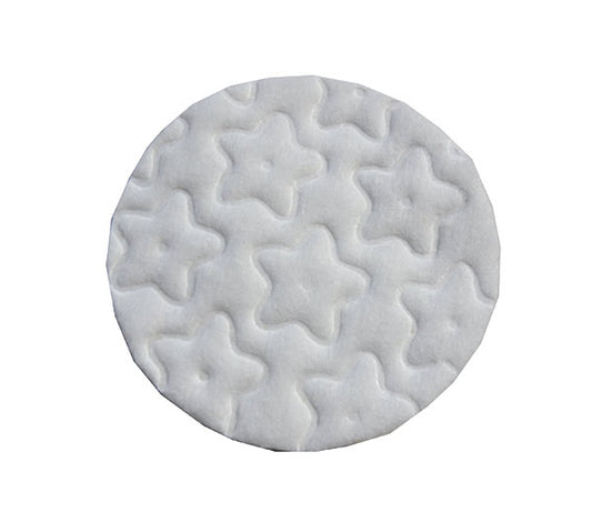 500 x Embossed Cotton Wool Discs - Case of 50