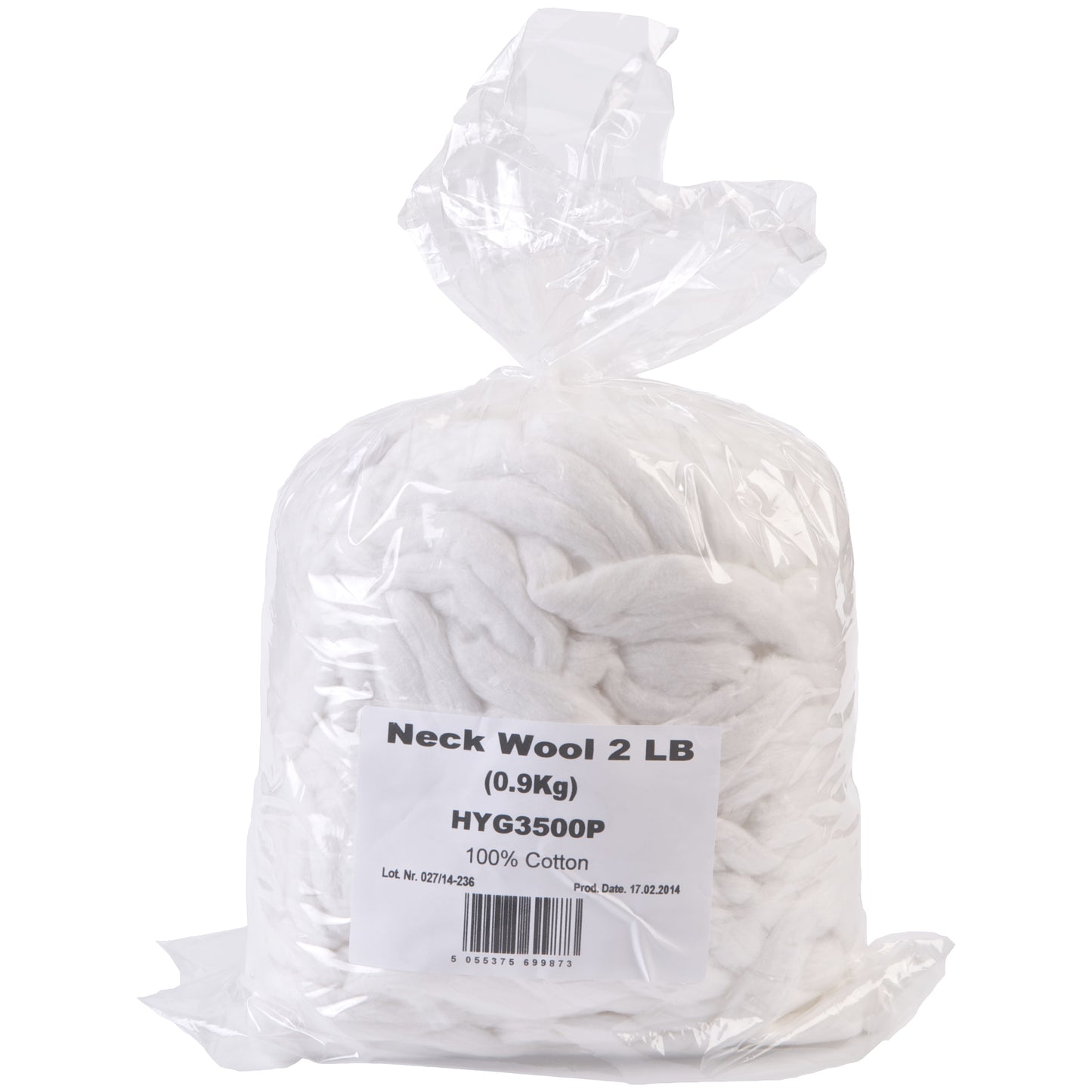 Cotton Neck Wool 2 x 1/2lb- Case of 12