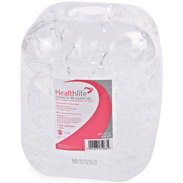 (Case of 4)Healthlife Cosmetic IPL Laser Gel 5 Litre Cubitainer & 250ml Refill