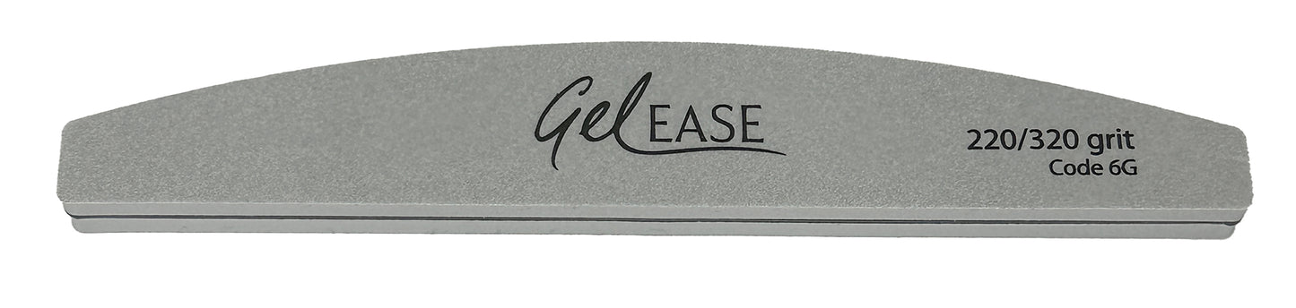 Gelease Buffer Half Moon 220/230 Grit - pack of 18