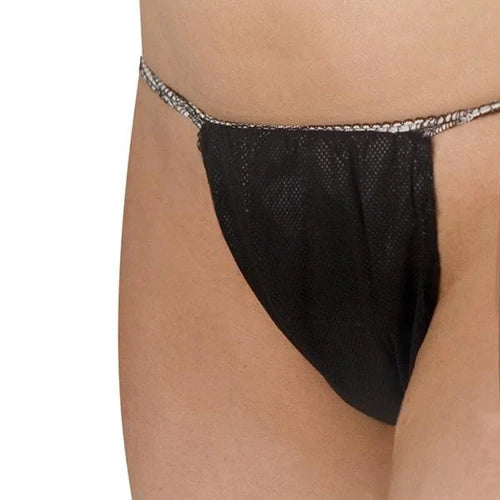 Disposable G-Strings Black Pk 50- Case 20